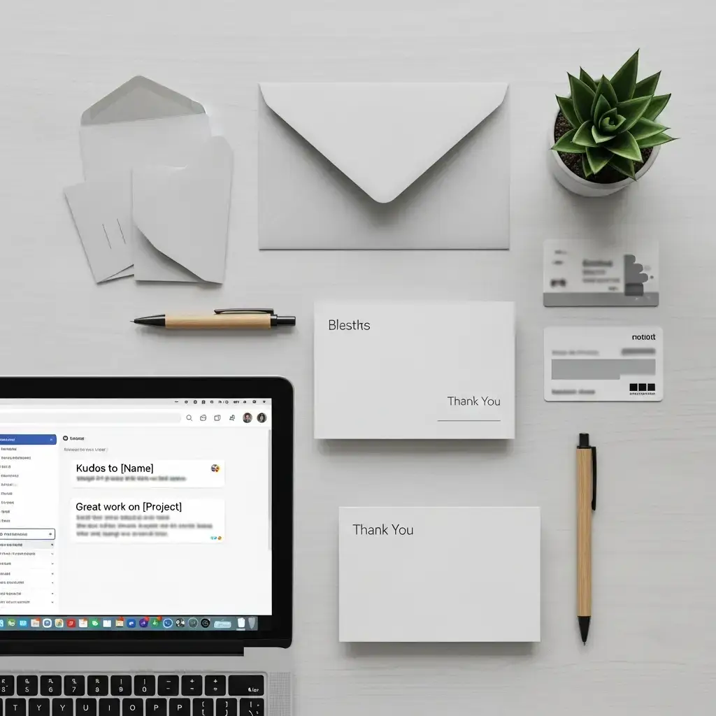 manager recognition toolkit flatlay