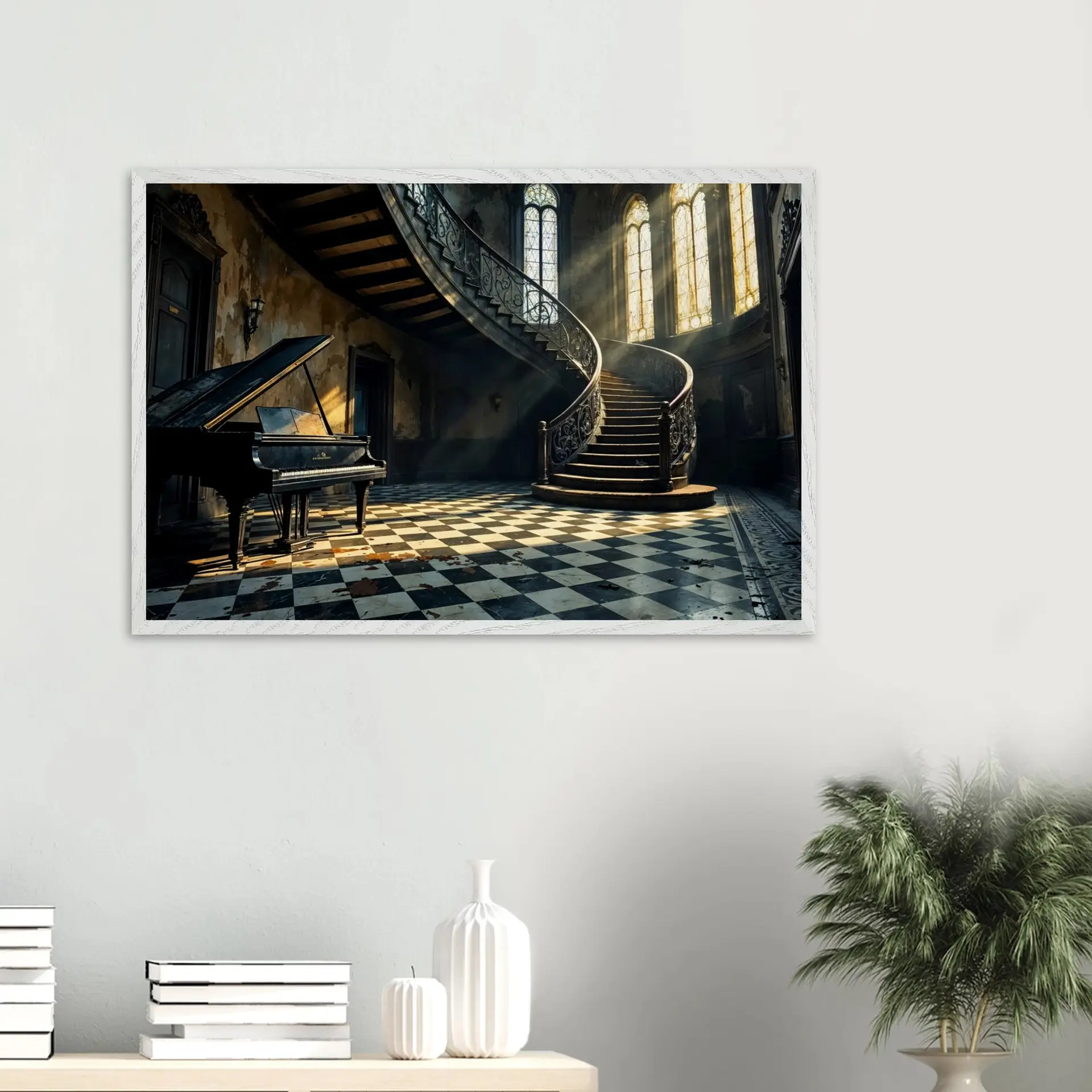 Framed Classical Charm Poster – Gift of Mood & Music