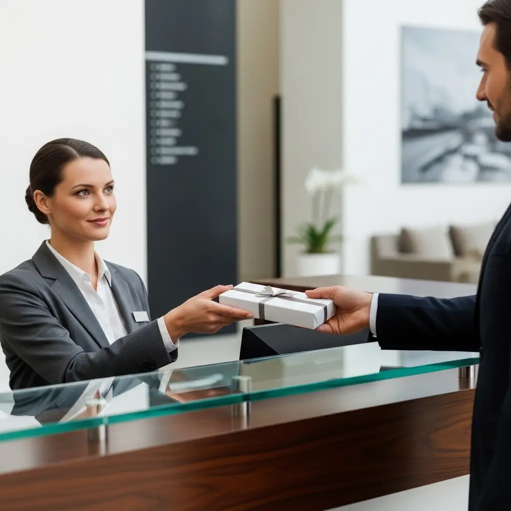 discreet-corporate-gift-delivery-lobby